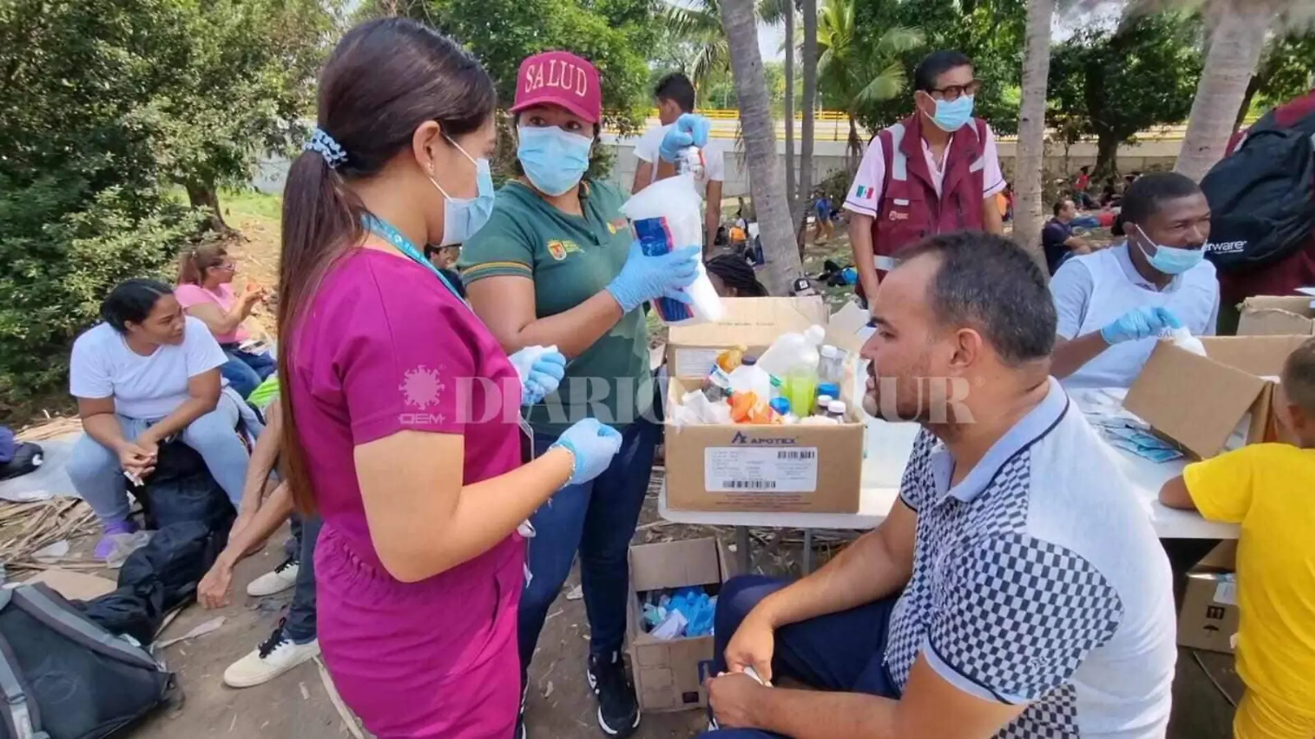 Migrantes servicio médico